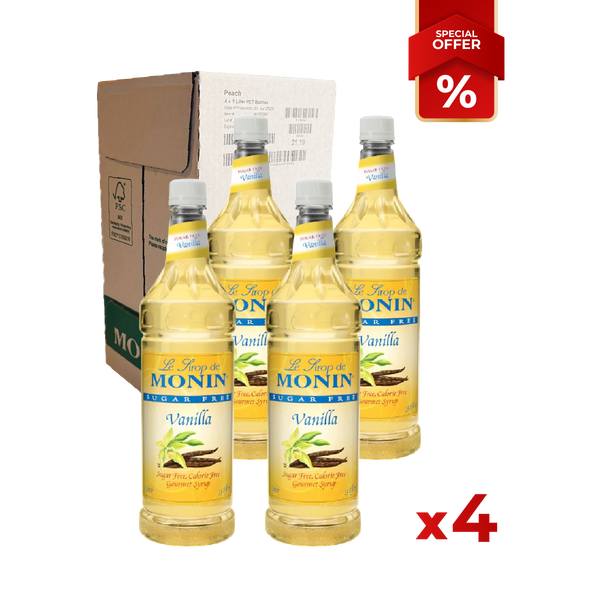 Vanilla Syrup Sugar Free MONIN, 1L