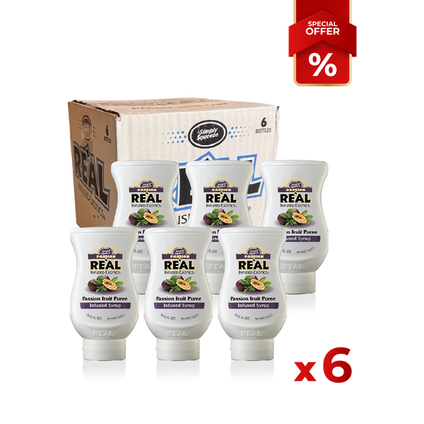 Passion Fruit Fruit syrup Puree REÁL, 500 ml