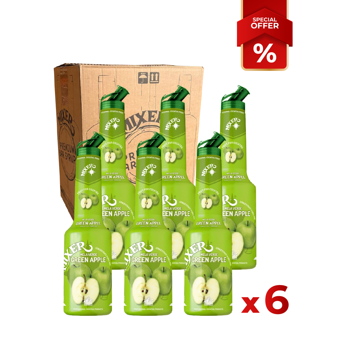 Green Apple Fruit Syrup Puree MIXER B2B