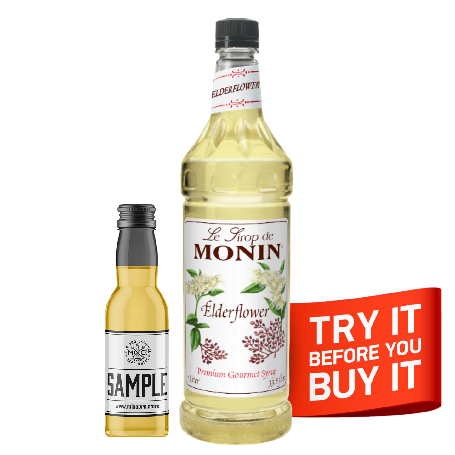 Elderflower Syrup MONIN, 1L