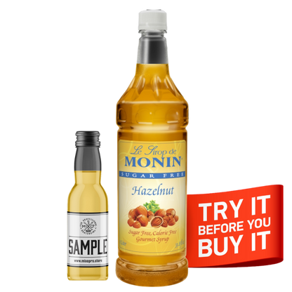 Hazelnut Syrup Sugar Free MONIN, 1L