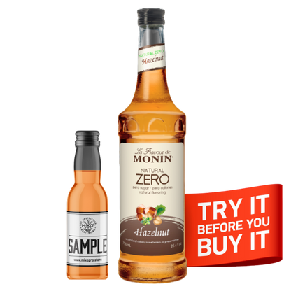 Hazelnut Syrup Zero Calorie MONIN, 1L