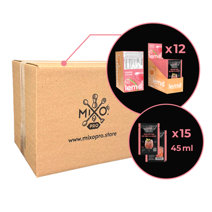 Guava Syrup LEMO, Box of 15 pouches x 45ml