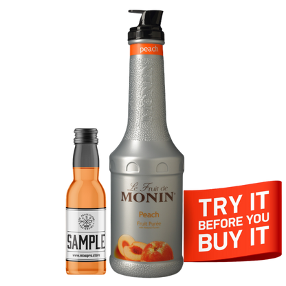 Pêche Puree Sirop MONIN 1L