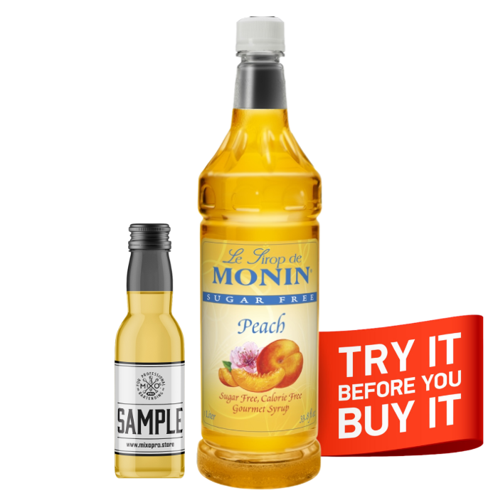 Peach Syrup Sugar Free MONIN, 1L