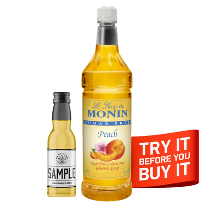 Peach Syrup Sugar Free MONIN, 1L