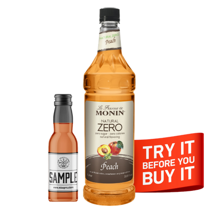 Peach Syrup Zero Calorie MONIN, 1L