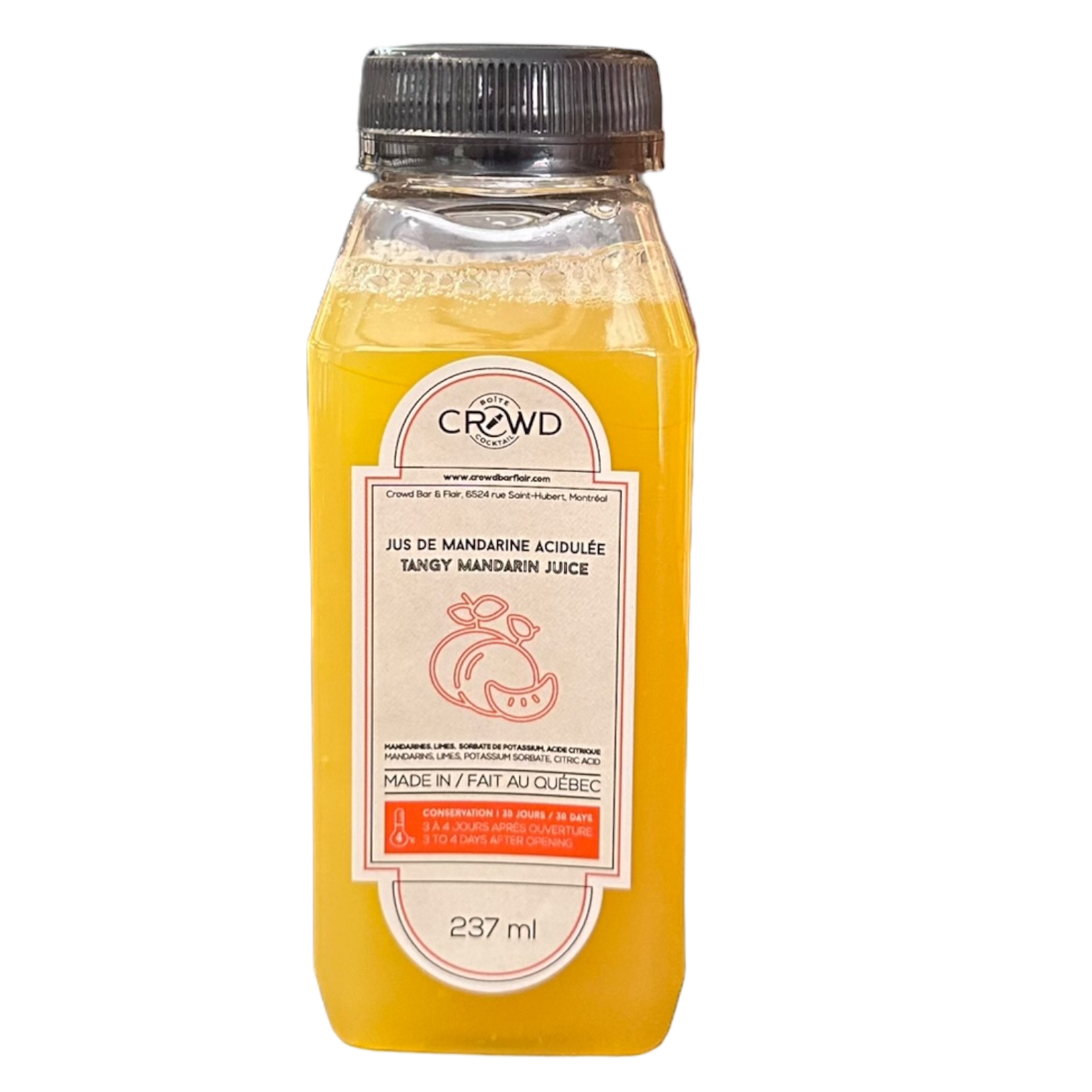 Photo of Tangy Mandarin Juice Crowd, 32oz, 946ml