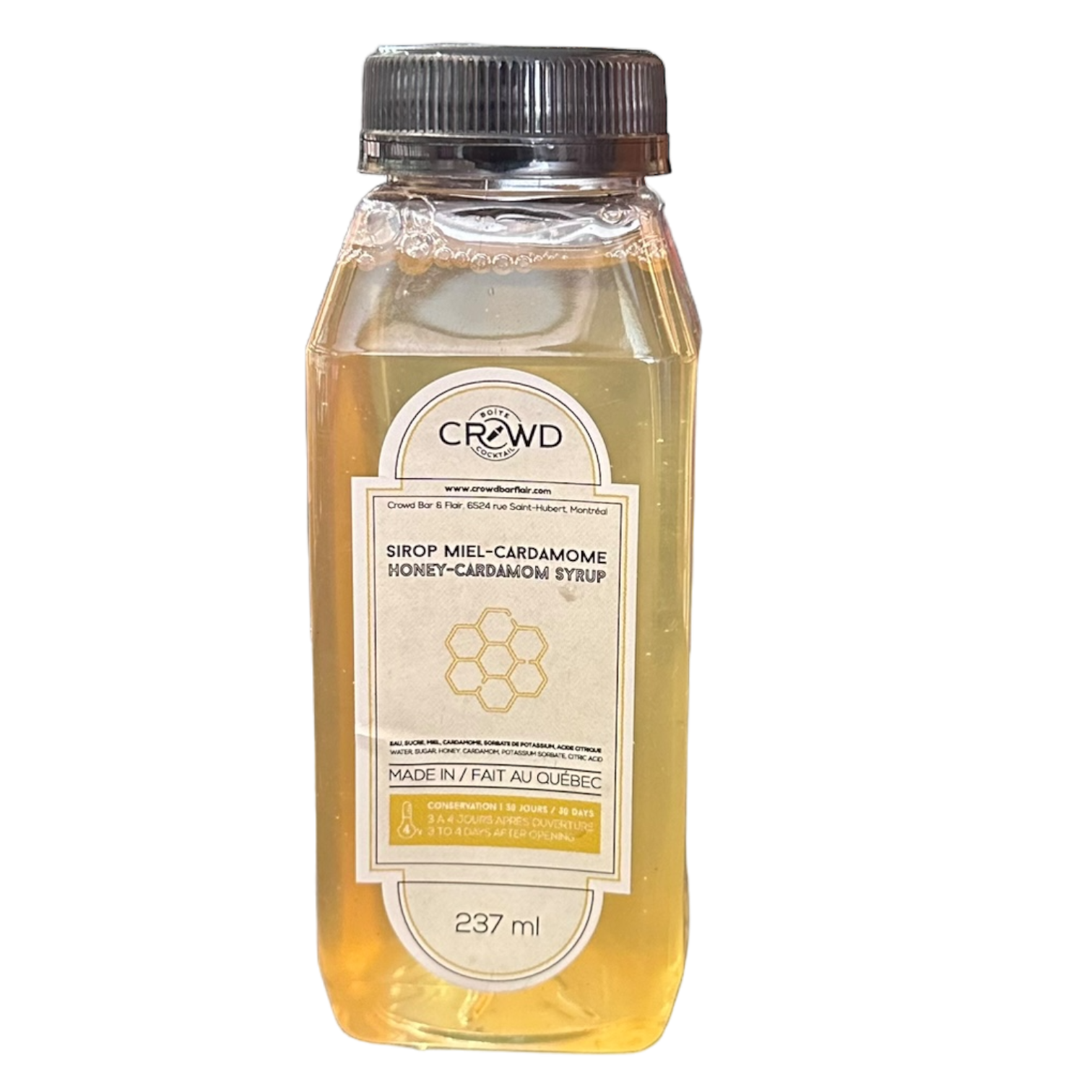 Photo of Honey-Cardamon Syrup Juice Crowd, 32oz, 946ml