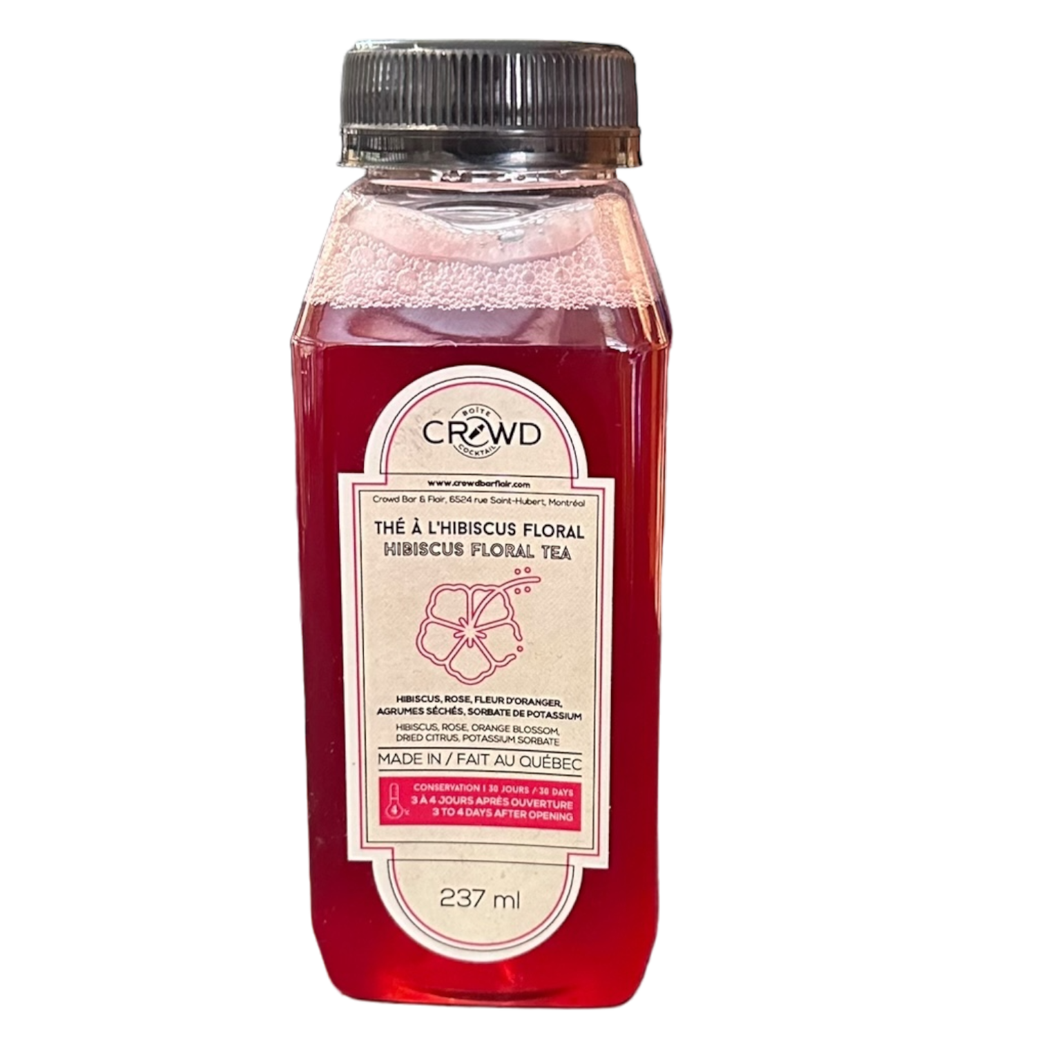 Photo of Hibiscus Floral Tea Juice Crowd, 32oz, 946ml