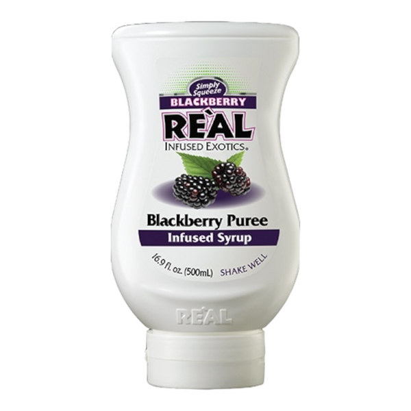 Photo of Blackberry Fruit syrup-puree REÁL, 500 ml