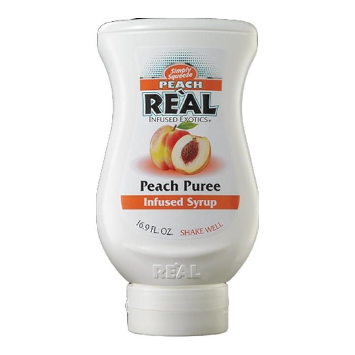 Photo of Peach Fruit syrup-puree REÁL, 500 ml