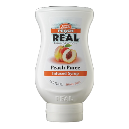 Photo of Peach Fruit syrup-puree REÁL, 500 ml