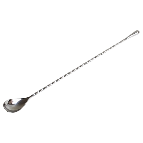 Teardrop Bar Spoon 300mm - Stainless Steel