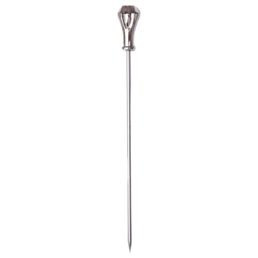 Diamond Cocktail Picks - Silver Top