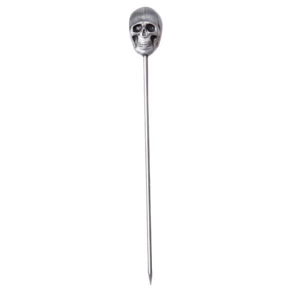 Skull Cocktail Picks - Silver Top