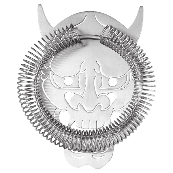 Shiro Hannya Demon Cocktail Strainer - Stainless Steel