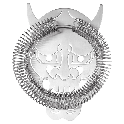 Shiro Hannya Demon Cocktail Strainer - Stainless Steel