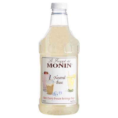 Neutral Base Mix MONIN, Box of 4x64oz