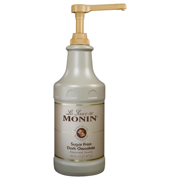 Chocolate Dark Sugar Free Sauce Topping MONIN,  64oz/1,89L