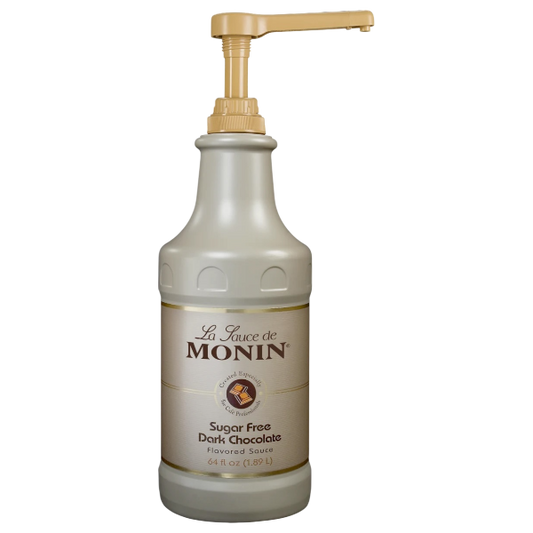 Chocolate Dark Sugar Free Sauce Topping MONIN,  64oz/1,89L