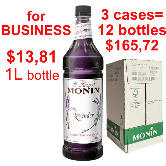 Lavender Syrup MONIN, B2B bundle