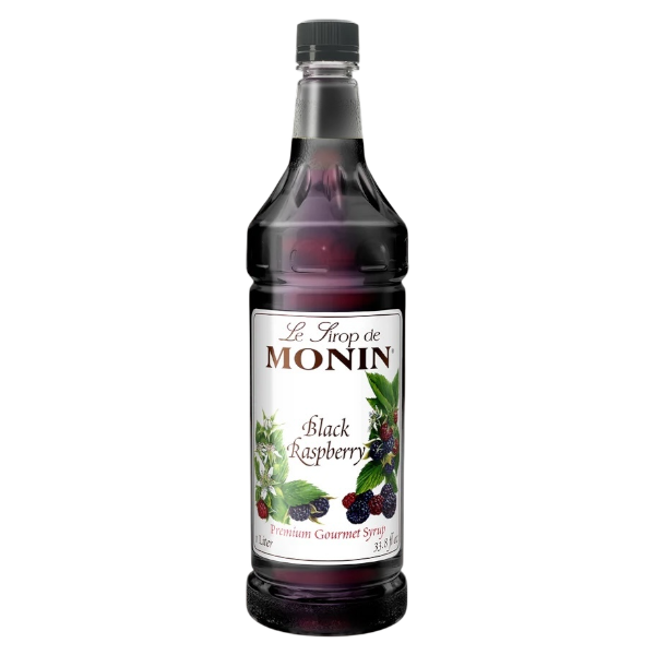 Raspberry Black Syrup MONIN, Box of 4 - $14,25/pc