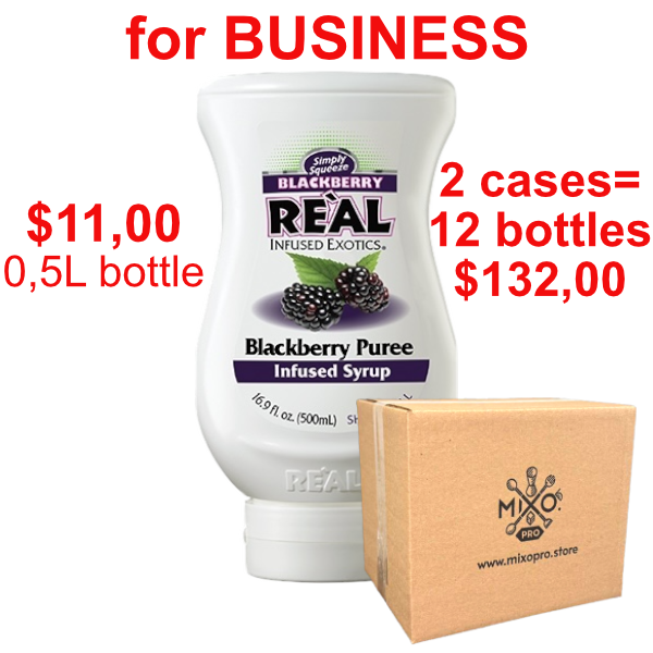 Blackberry Syrup REÁL, B2B bundle