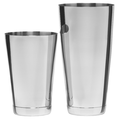 Boston Cocktail Shaker 28&18oz - Stainless Still Tin on Tin