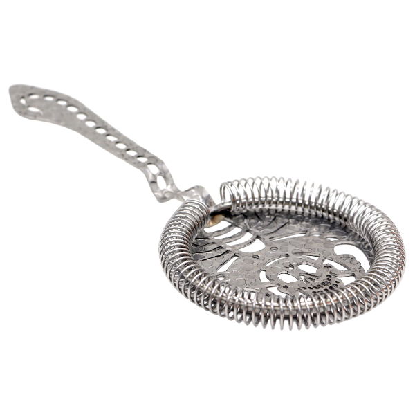 Scorpion Cocktail Strainer With Raindrop Pattern - Stainless Steel