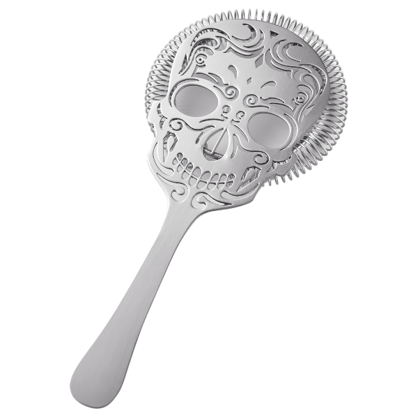 Artistic Skull Cocktail Strainer - Stainless Steel