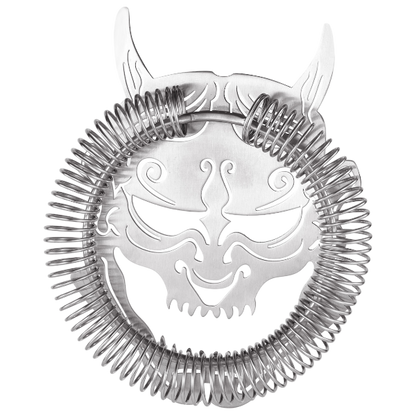 Oni Hannya Demon Cocktail Strainer - Stainless Steel