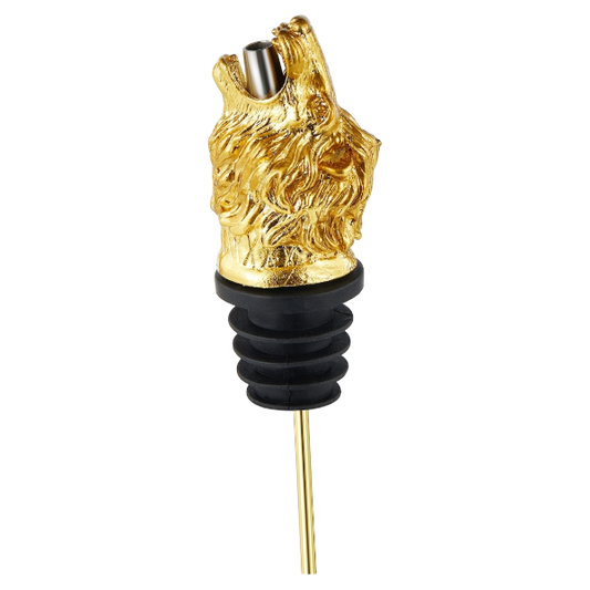 Lion Freeflow Pourer - Gold Plated