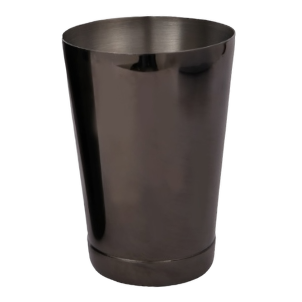 Boston Cocktail Shaker 18oz - Gun Metal Black Plated Tin on Tin