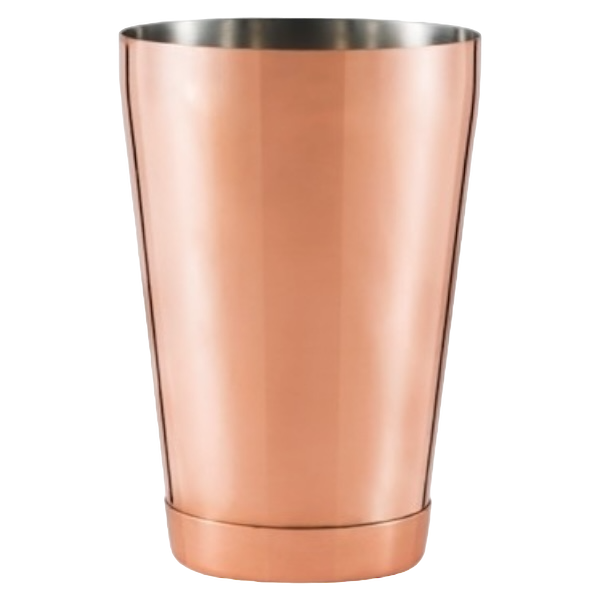 Boston Cocktail Shaker 18oz - Copper Plated Tin on Tin