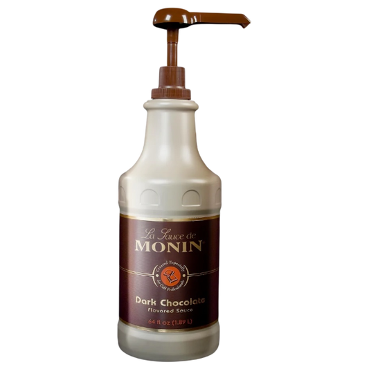 Chocolate Dark Sauce Topping MONIN, 64oz/1,89L