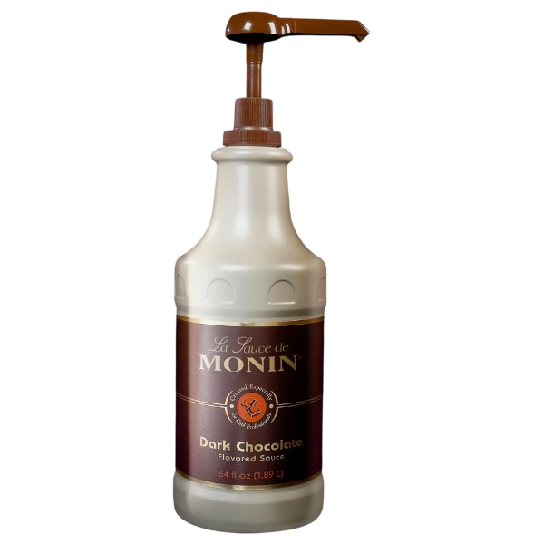 Chocolate Dark Sauce Topping MONIN, 64oz/1,89L