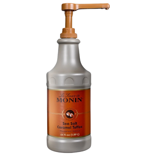 Caramel Sea Salt Sauce Topping MONIN,  64oz/1,89L