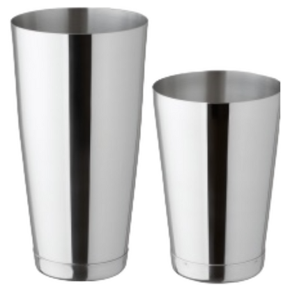 Boston Cocktail Shaker 28&18oz - Stainless Still Tin on Tin