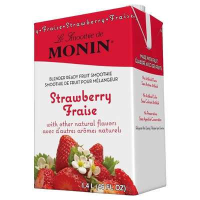 Fraise Smoothie Mélange MONIN, Boîte de 4/1,4L