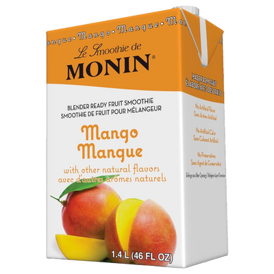 Mangue Smoothie Mélange MONIN, Boîte de 4/1,4L