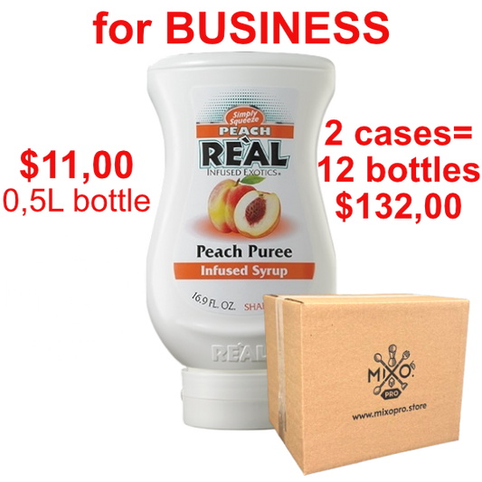 Peach Syrup REÁL, B2B bundle