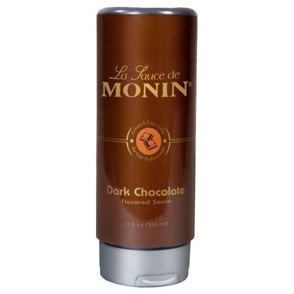 Chocolate Dark Sauce Topping MONIN, 12oz