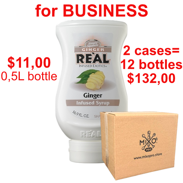 Ginger Syrup REÁL, B2B bundle