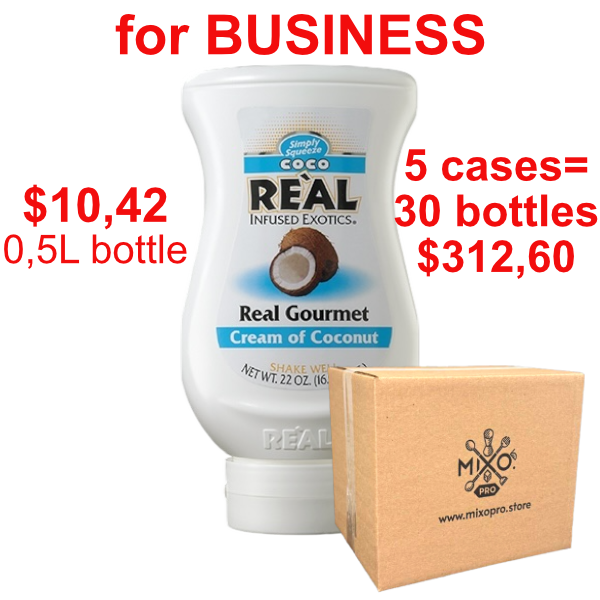 Coconut Syrup REÁL, B2B bundle
