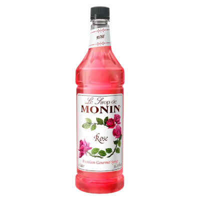 Rose Syrup MONIN, Box of 4 - $14,25/pc