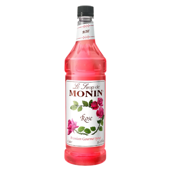Rose Syrup MONIN, Box of 4 - $14,25/pc