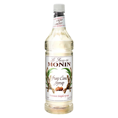 Pure Cane Syrup Sweetener MONIN, case of 4x1L