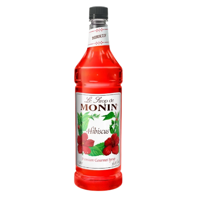 Hibiscus Syrup MONIN, Box of 4 - $14,25/pc