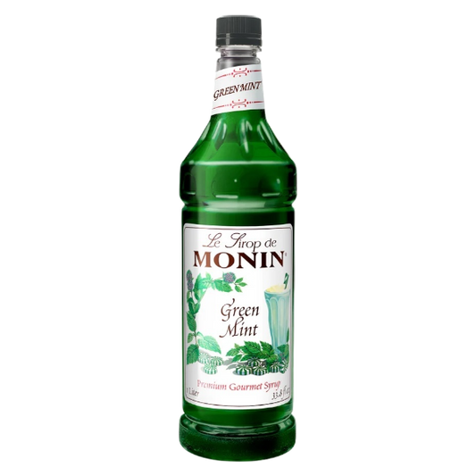 Mint Green Syrup MONIN, case of 4x1L